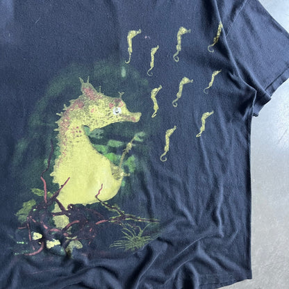 Vintage 1993 Nirvana Seahorse T Shirt