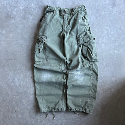 Vintage Military Green Cargo Pants