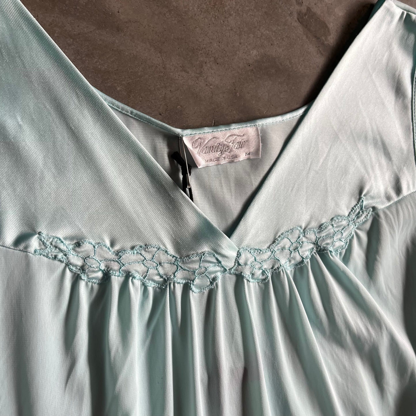 Women’s Vintage Vanity Fair Teal Slip