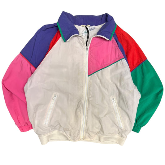 Vintage IZOD Lacoste Colorblock Zip Up Windbreaker