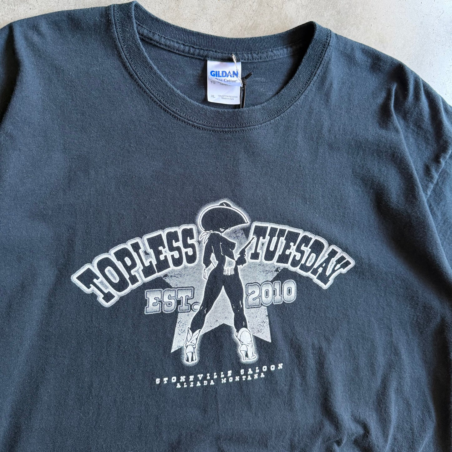 Stoneville Saloon “Topless Tuesday” Naked Lady Tee