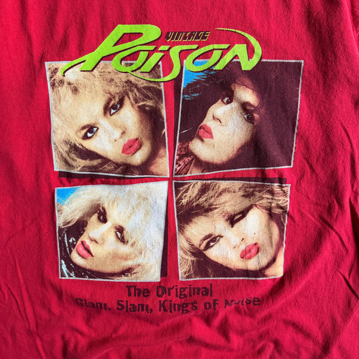 Vintage Poison ‘Glam, Slam, Kings Of Noise’ Band T Shirt