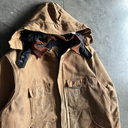 Carhartt ‘C04 BRN’ Brown Coat W/ Hood