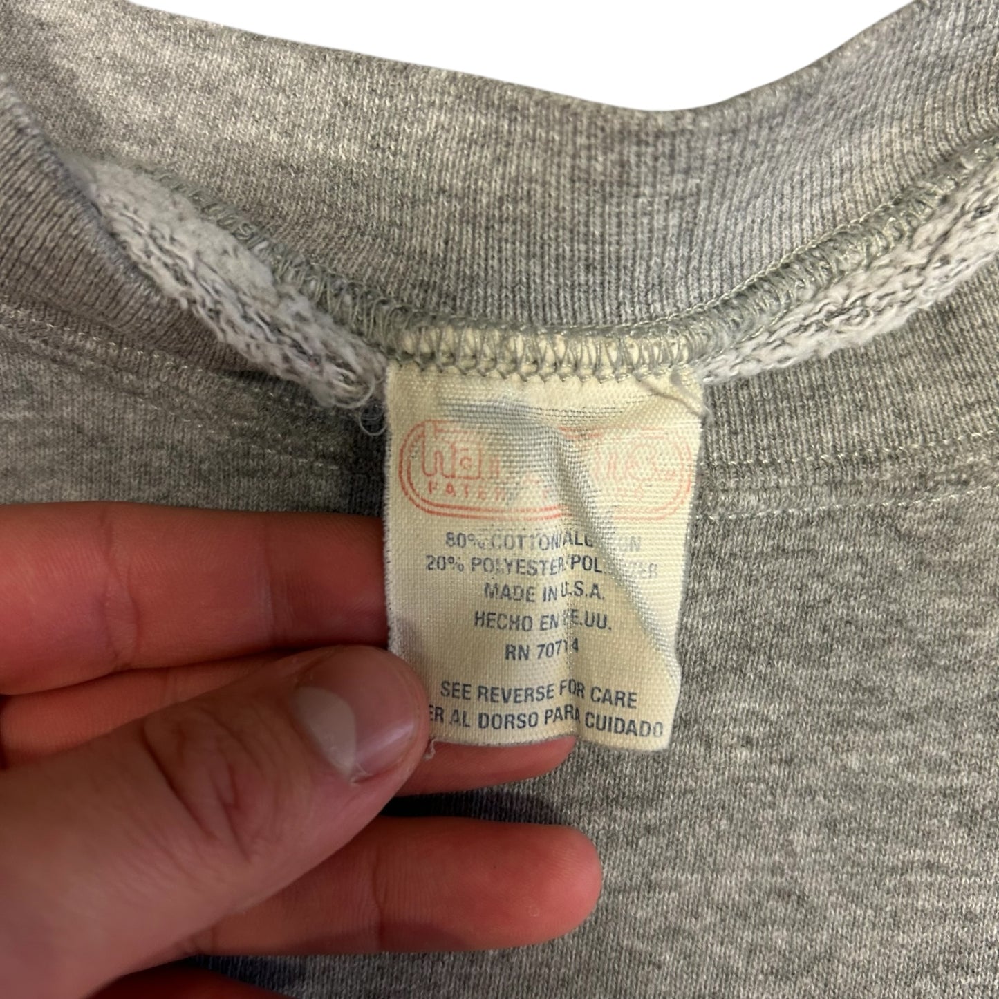 Vintage Handcuffs Grey Crewneck Sweatshirt