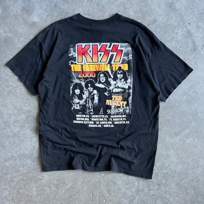 Vintage KISS 2000 Farewell Bootleg Tour T Shirt