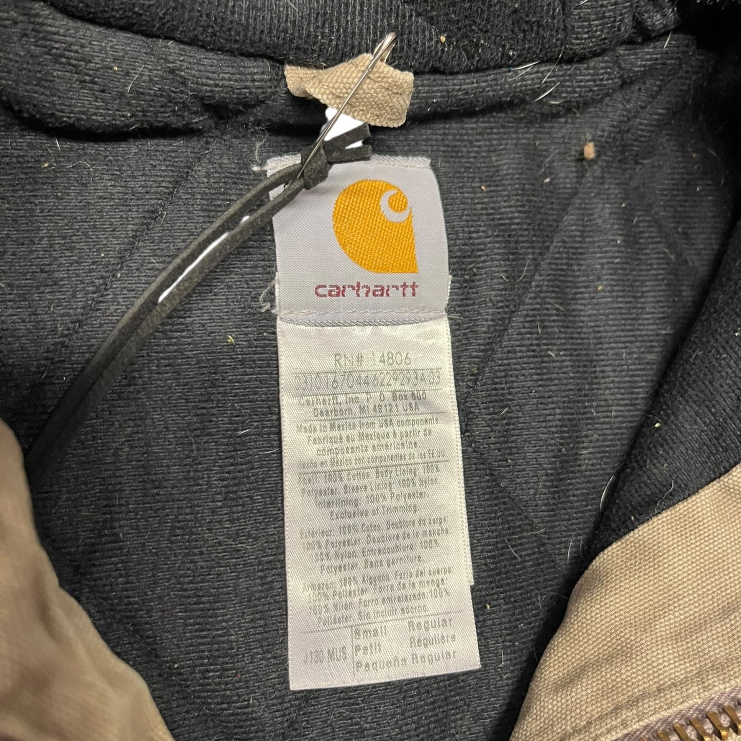 Carhartt ‘J130 MUS’ Mushroom Tan Active Jacket