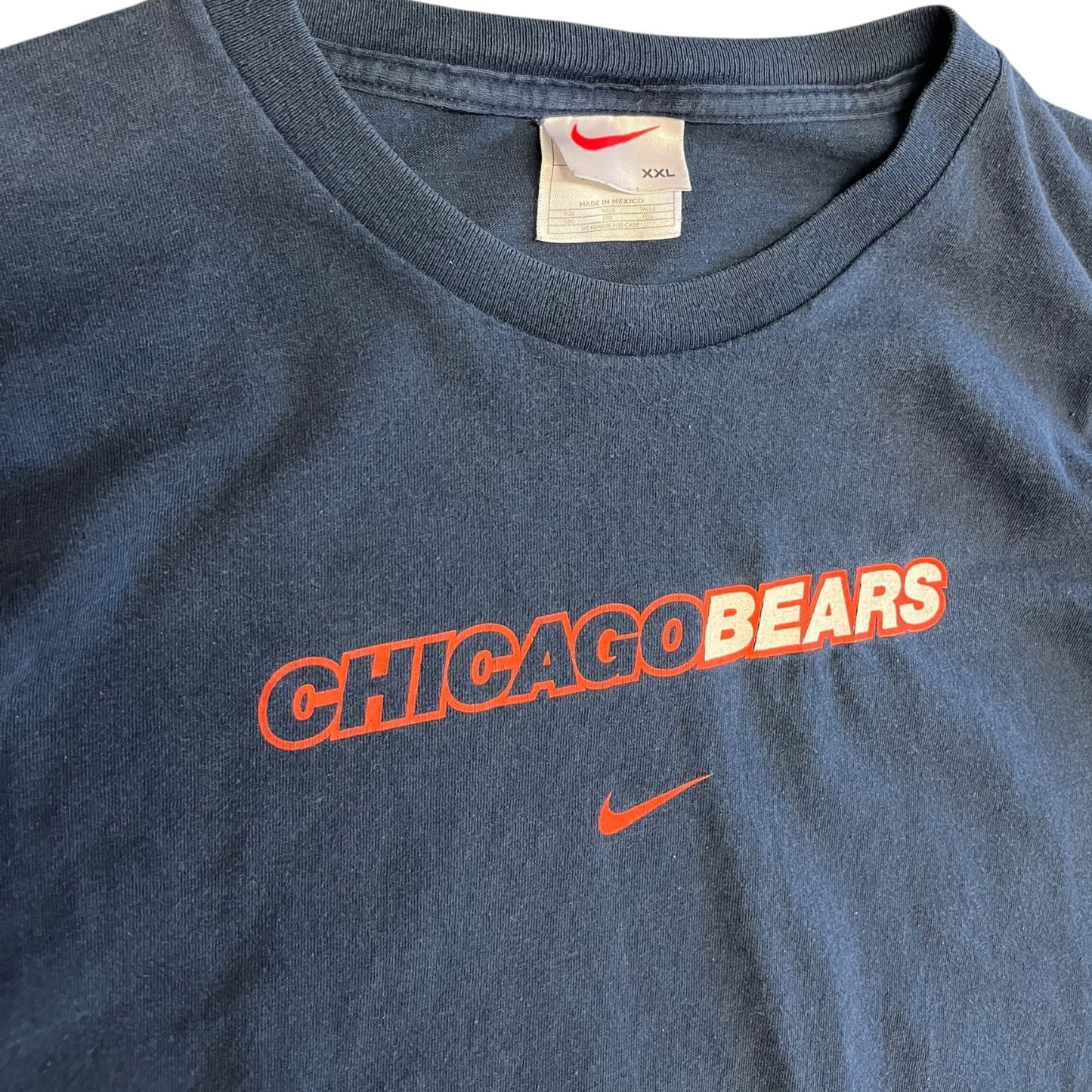 Vintage Chicago Bears Navy Nike Center Swoosh Tee