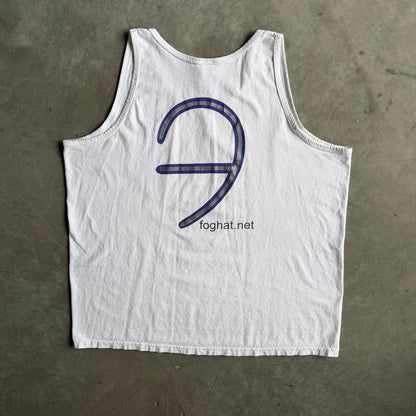 Vintage Foghat Abstract Drum Set Logo Sleeveless Tee