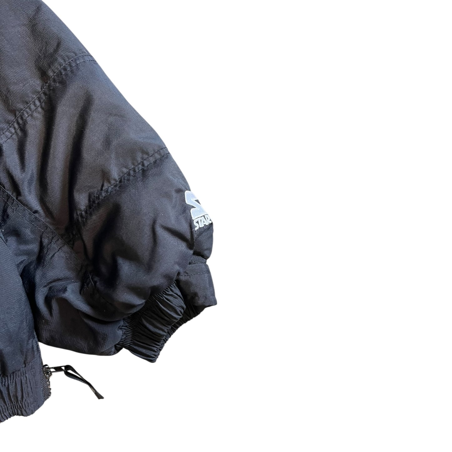 Vintage Starter Iowa Hawkeyes 1/4 Zip Puffer Jacket