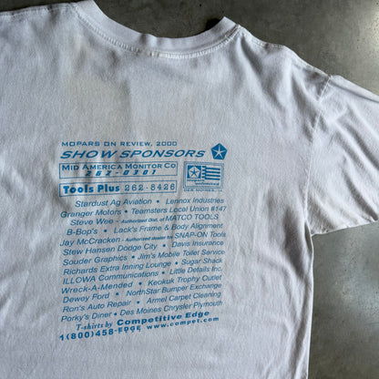 Vintage 12th Annual Mopars On Review ValAir Car Show Tee