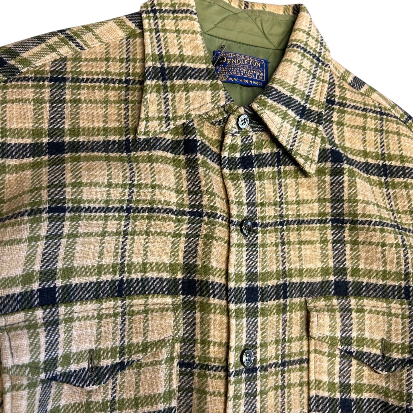 Vintage Pendleton Flannel Yellow