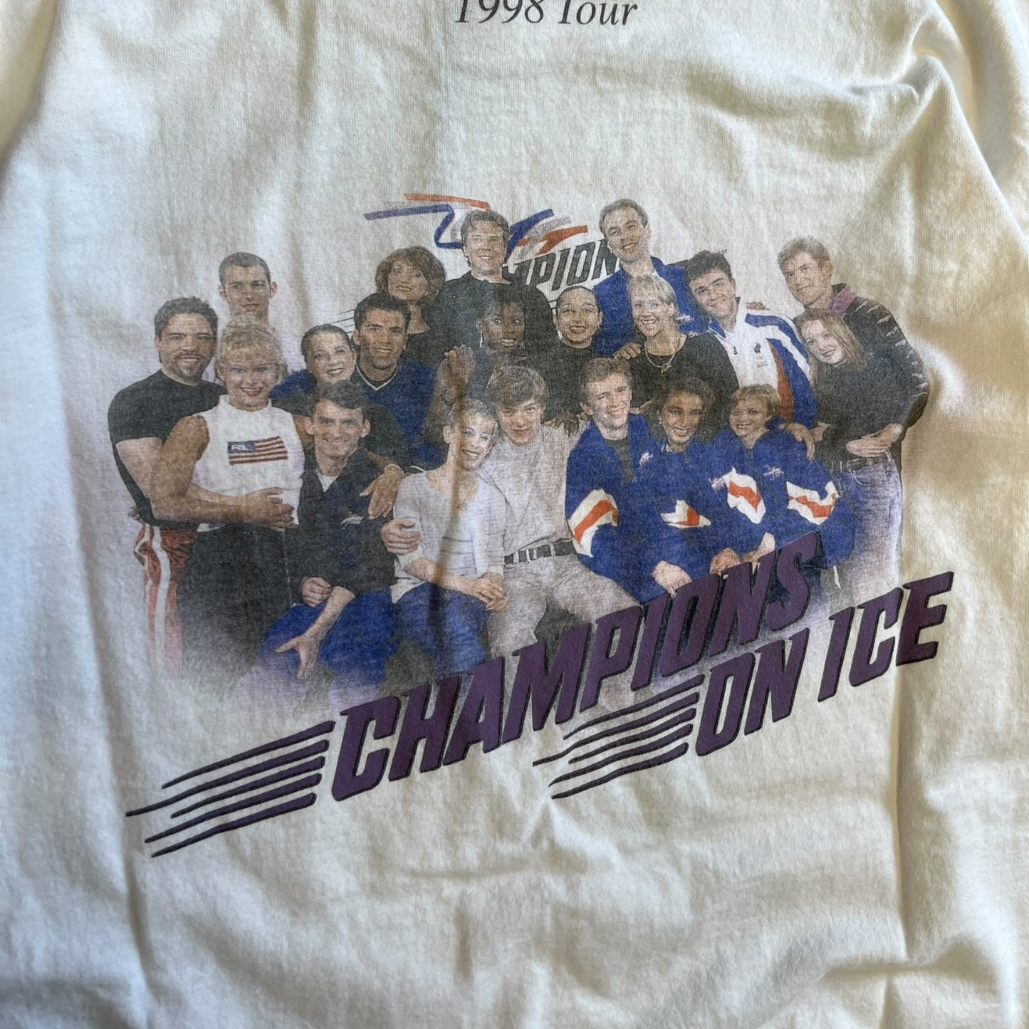 Vintage 1998 Champions on Ice Tour Tee