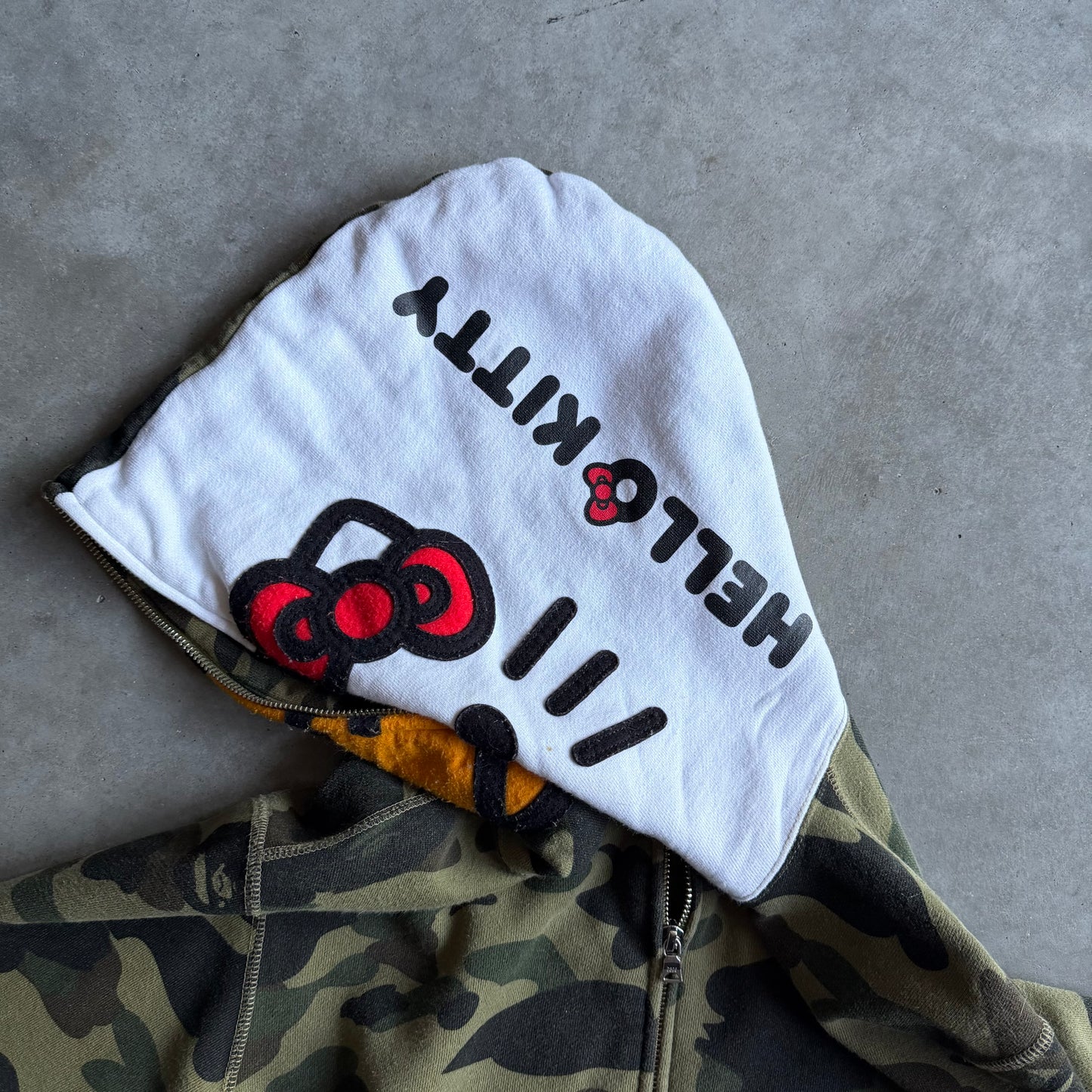 A Bathing Ape BAPE x Hello Kitty 1st Camo Full Zip Hoodie