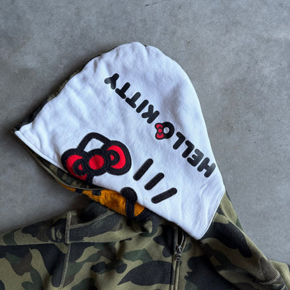 A Bathing Ape BAPE x Hello Kitty 1st Camo Full Zip Hoodie