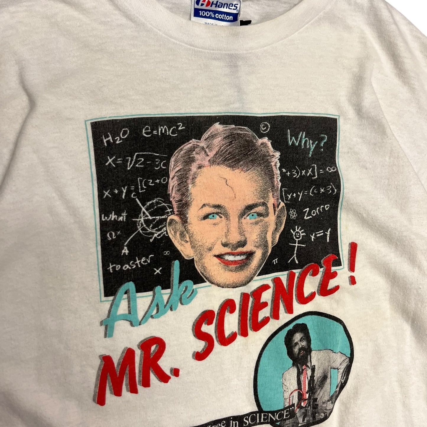Vintage 80s “Ask Mr.Science” Graphic Tee