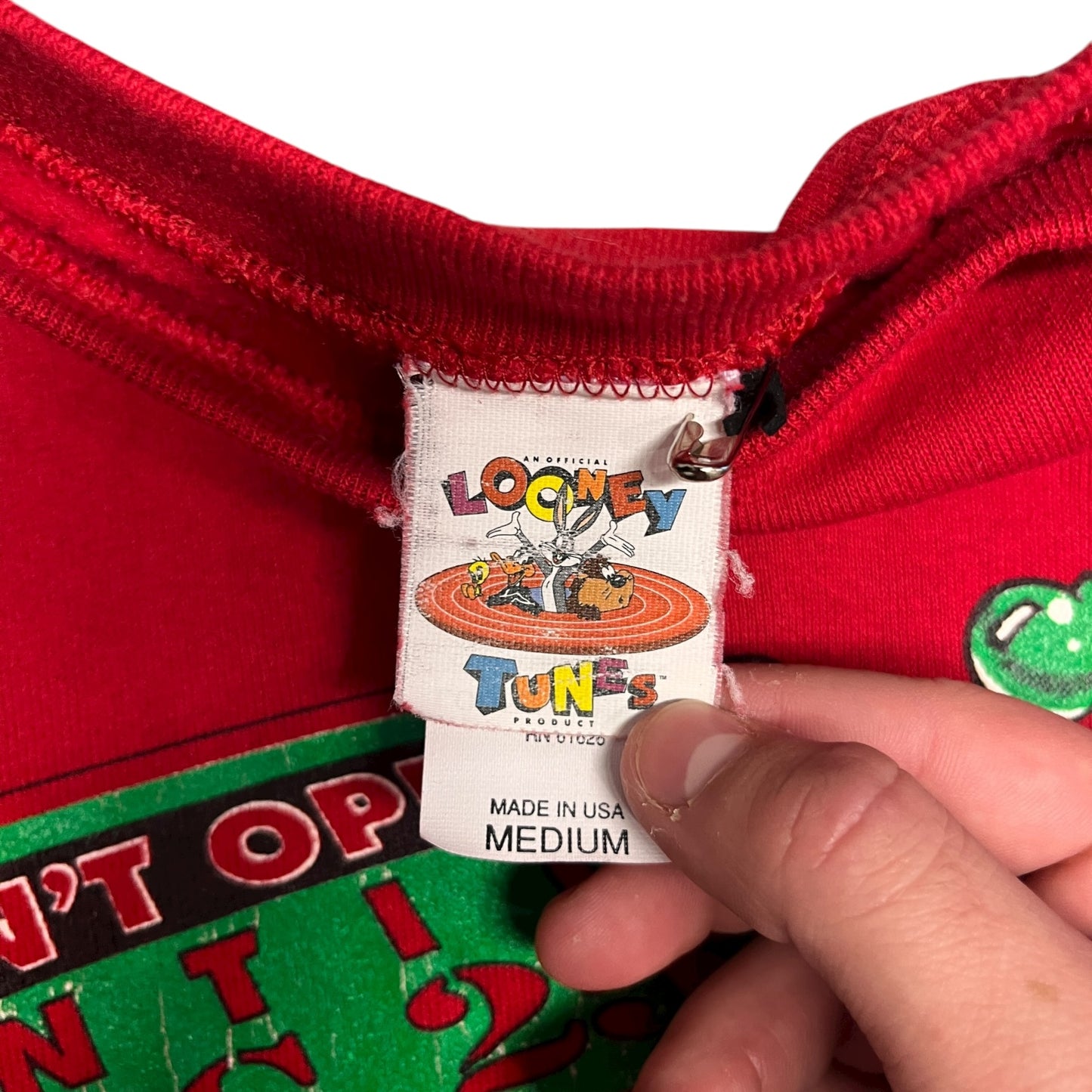 Vintage 1995 Taz Iowa Christmas Sweatshirt