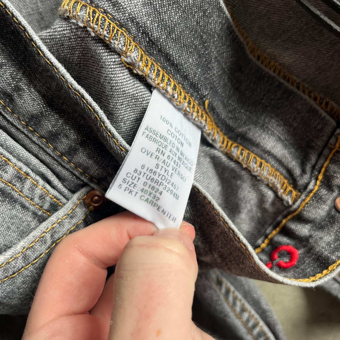 Polo Company Jeans Ralph Lauren Black Baggy Jeans