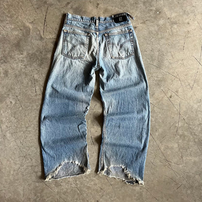 Vintage Women’s Levi’s L2 Piped Thrashed Skater Jeans