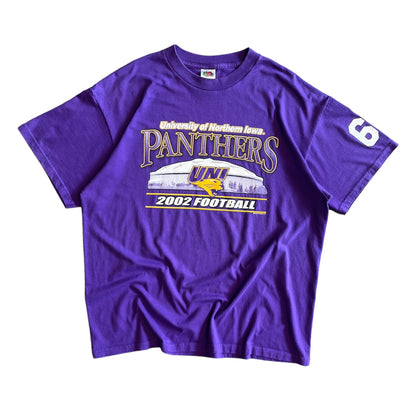 Vtg UNI Panthers 2002 Football Season T Shirt