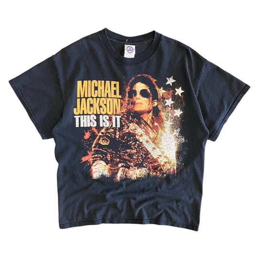 Y2K Michael Jackson This Is It Faded Tee