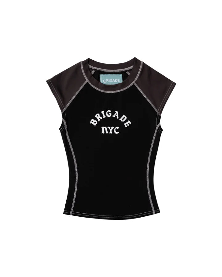 Brigade -All Star Women’s Baby Tee - Black