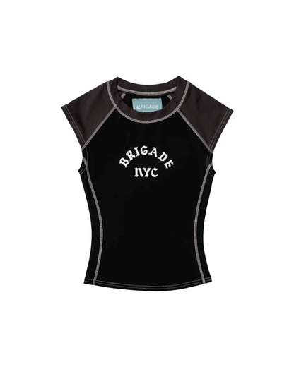 Brigade -All Star Women’s Baby Tee - Black