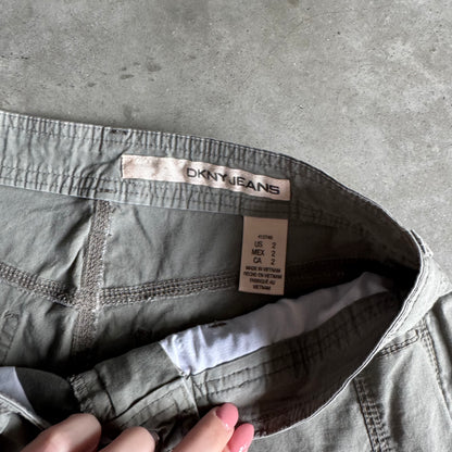 Women’s Y2K DYNK Green Utility Shorts