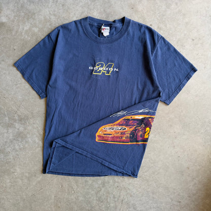Vintage NASCAR Embroidered #24 Side Graphic T Shirt