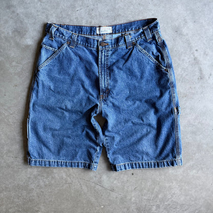 Y2K Levi’s Signature Dark Blue Painter Jorts
