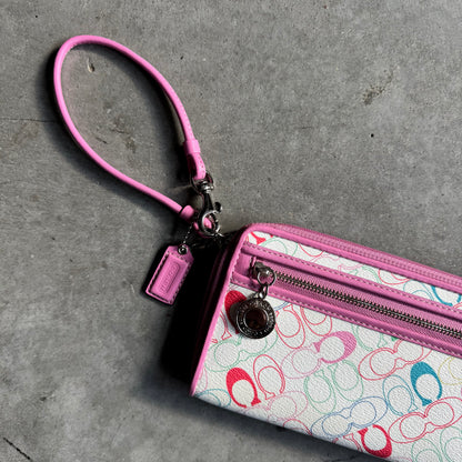 Coach Y2K Multicolor Wristlet