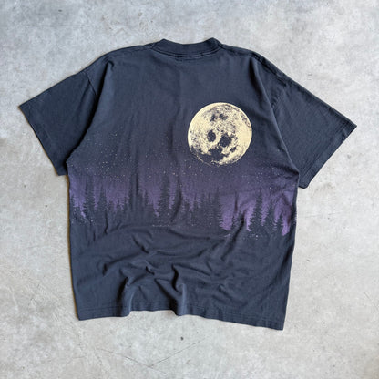 Vintage Great Smokey Mountains Midnight Eagle AOP Tee