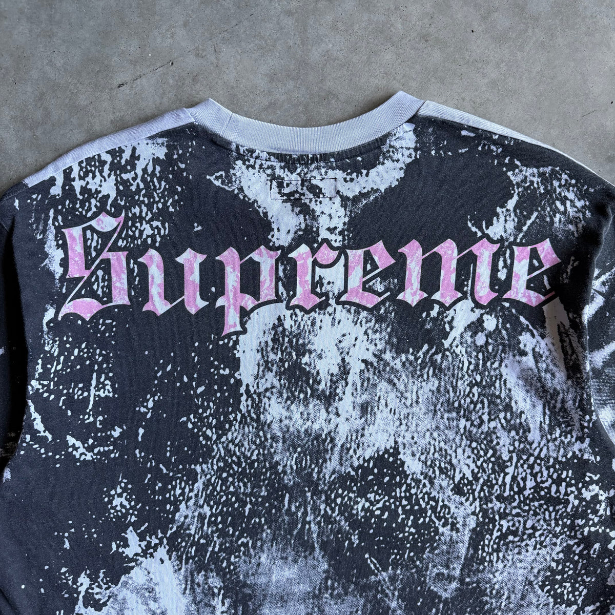 Supreme SS26 Misfits Black & Pink AOP Tee