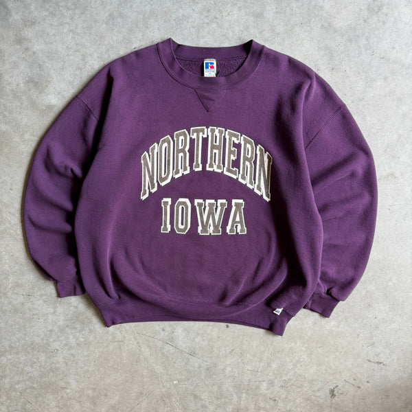 Vintage Russell Athletic Northern Iowa Sparkle Print Sweatshirt
