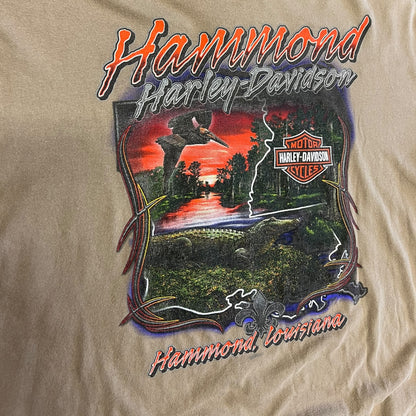 Y2K Harley Davidson Hammond Louisiana Tee