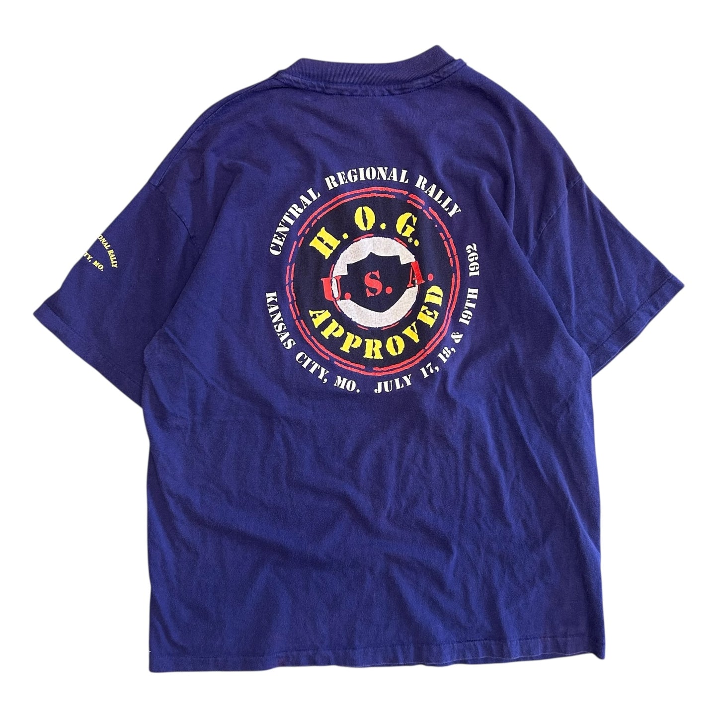 Vintage Harley Davidson H.P.G Approved Eagle Tee