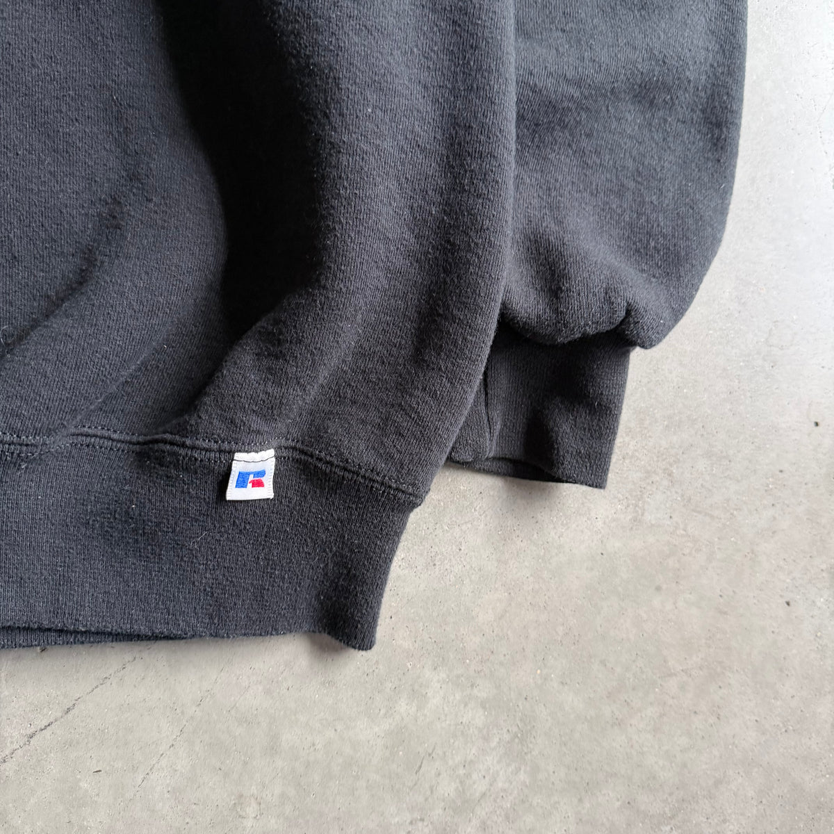 Vintage Russell Athletic “East” Spell-Out Black Sweatshirt