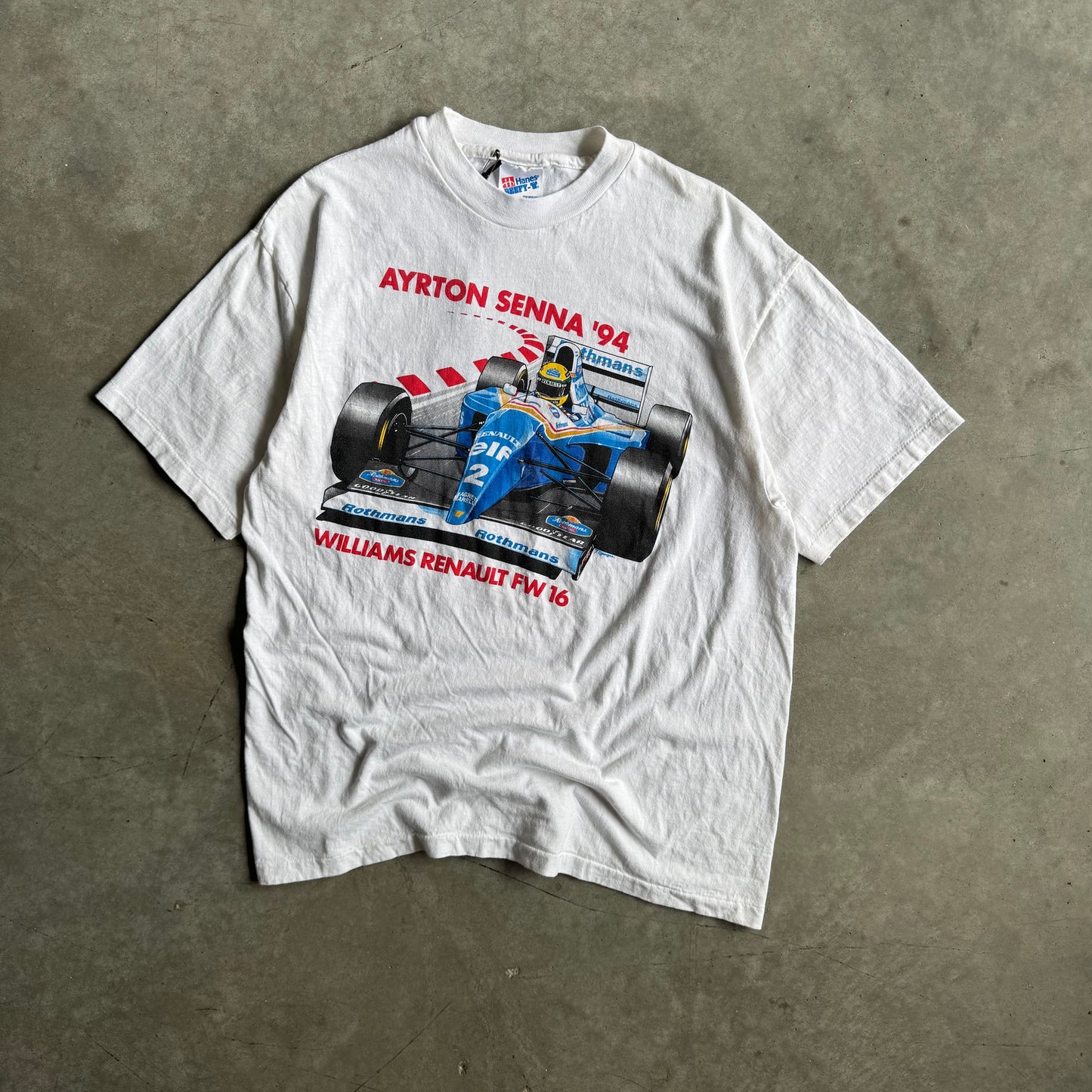 Vintage ‘94 Aryton Senna Renault F1 Tee