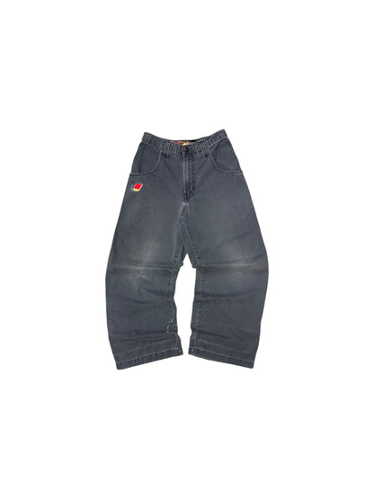 Women’s Y2K JNCO Distressed Blue Painter Wide Leg Pants