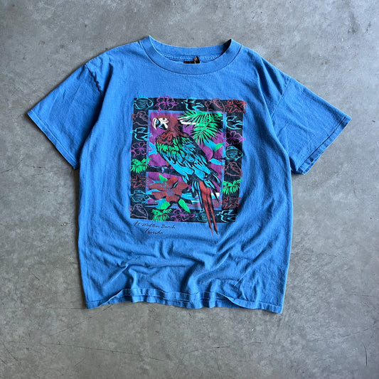 Y2K Bravo Walton Beach Parrot Portrait Tee