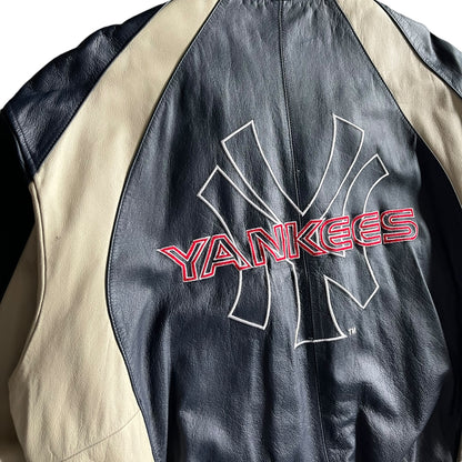 Vintage Mirage MLB New York Yankees Leather Jacket