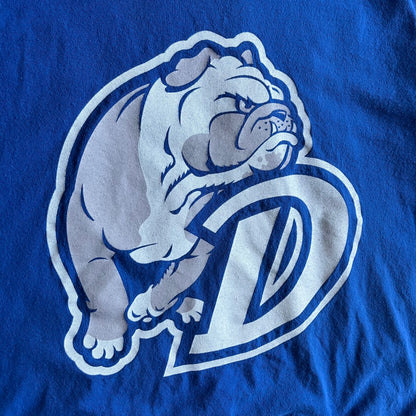 Y2K Drake Bulldogs Mascot & Logo “Go Bulldogs” Tee