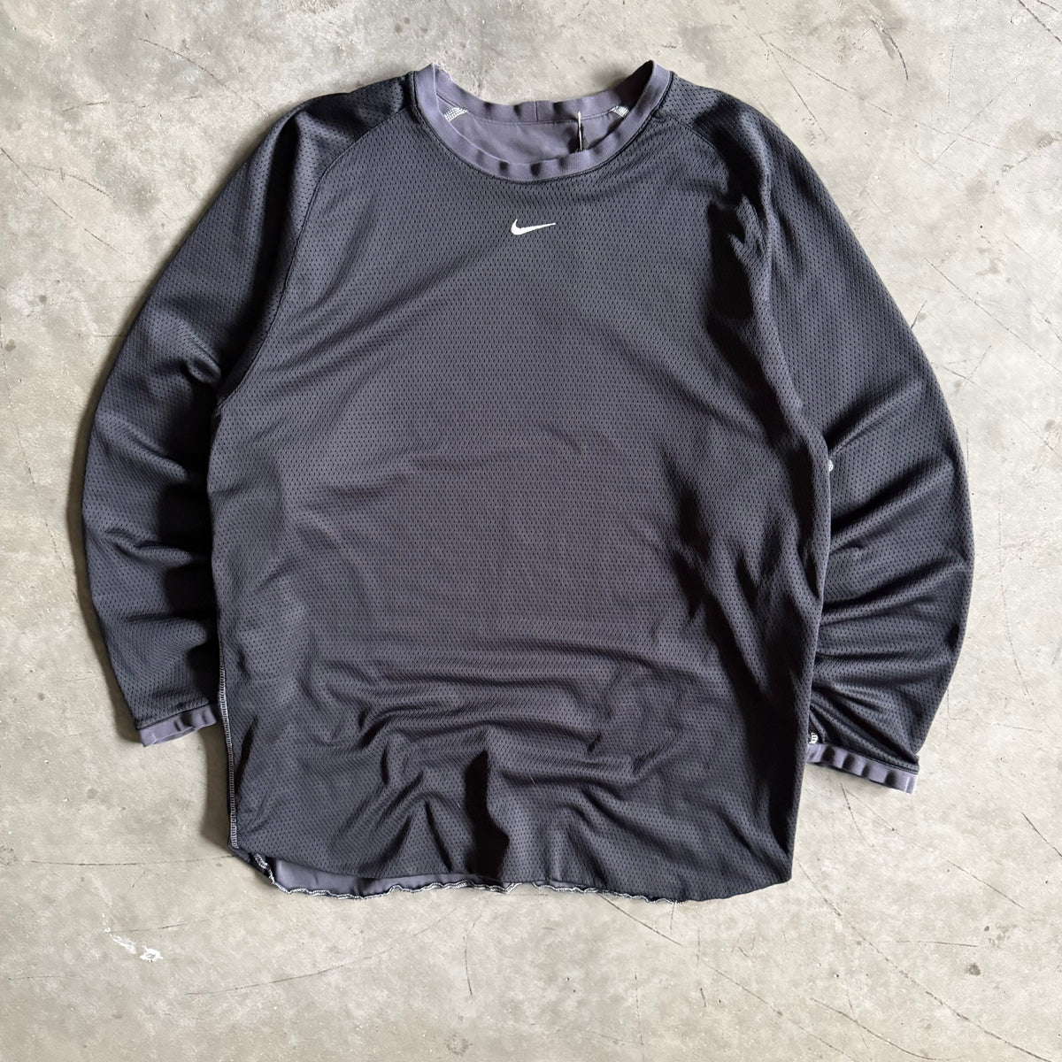 Vintage Nike Reversible Black Basketball Mesh Longsleeve