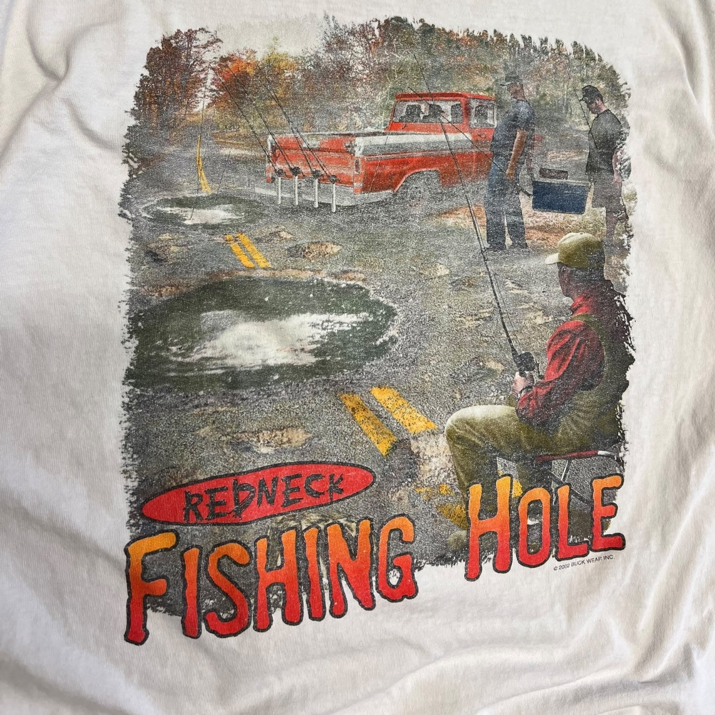 Y2K Redneck Sportsman Fishing Hole Tee