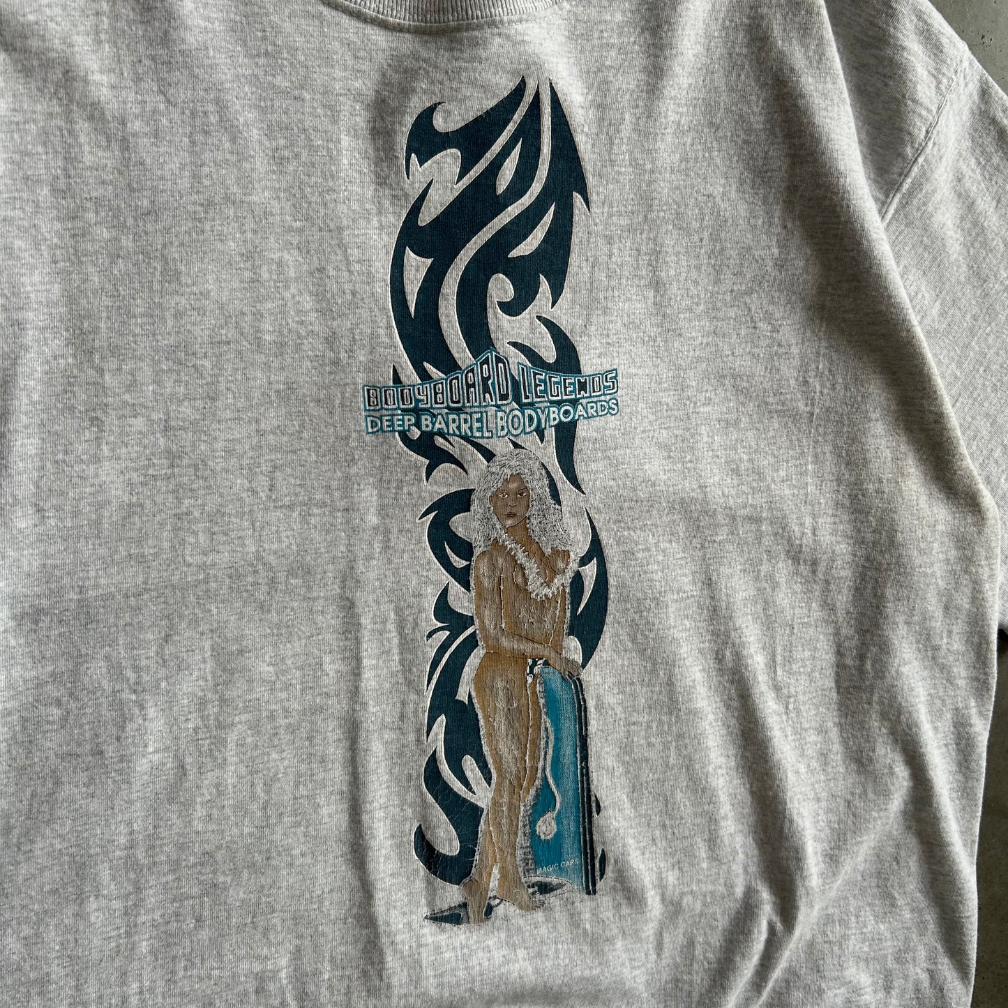 Y2K Bodyboard Legends Island Girl Tribal Tee