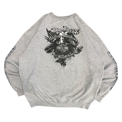 Y2K Harley Davidson Ride With Pride Grey Crewneck