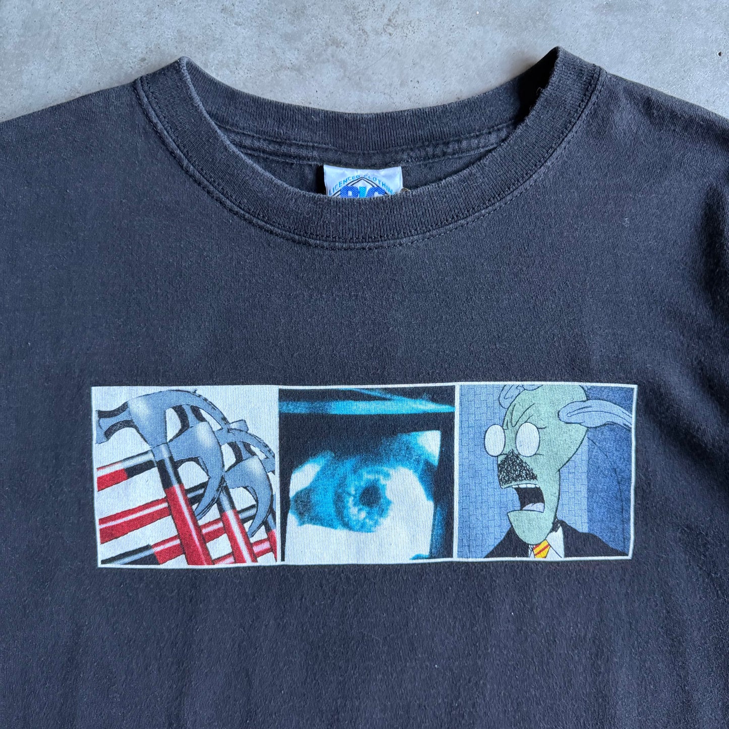 Vintage Roger Waters In The Flesh Pink Floyd Box Logo T Shirt