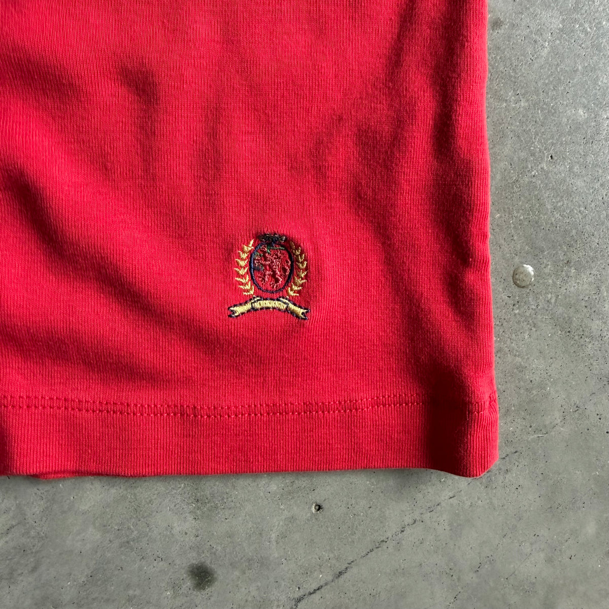 Y2K Women’s Tommy Hilfiger Red Crest Emblem Tank Top