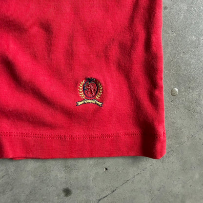Y2K Women’s Tommy Hilfiger Red Crest Emblem Tank Top