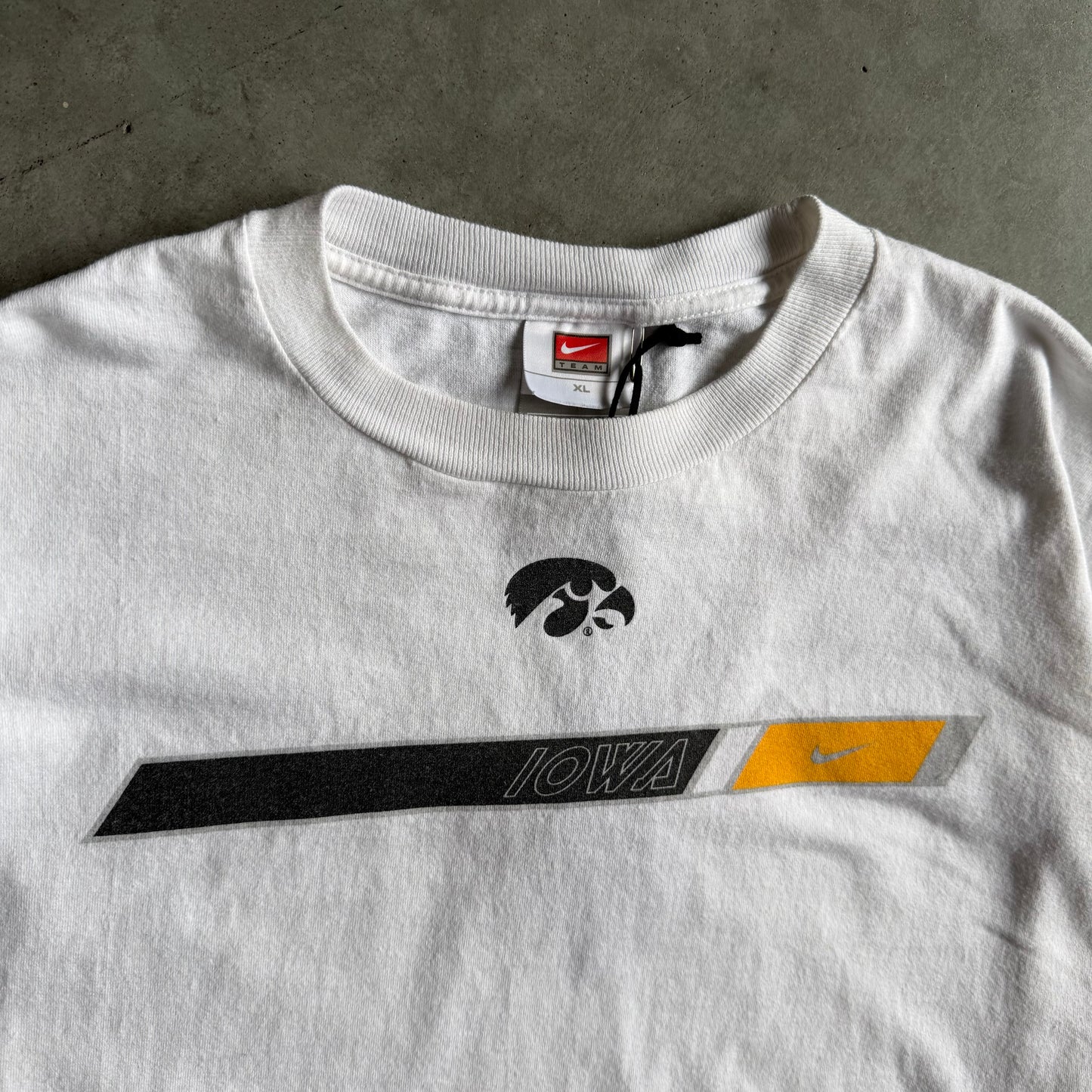 Y2K Nike Iowa Hawkeyes Chest & Sleeve Spell-Out Longsleeve