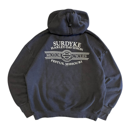 Vintage Harley Davidson Skull Mask Hoodie